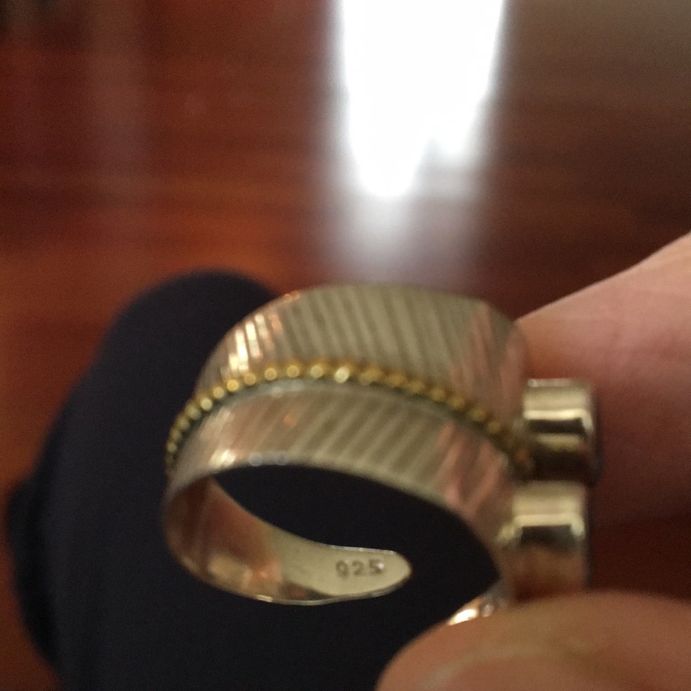 Sterling Silver adjustable Ring - Picture 4 of 5